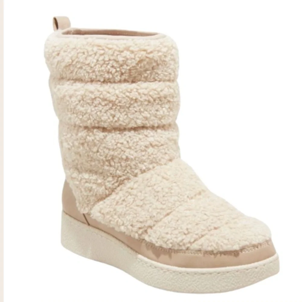 A NEW DAY Faux Fur Winter Boot Shoe Sherpa Chunky‎ Ski Bunny Snow Women NEW 8
